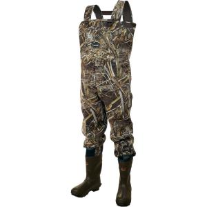 FROGG TOGGS Amphib Neoprene Bootfoot Waterproof Fishing Camo Chest Wader for Fishing(Realtree Max5)