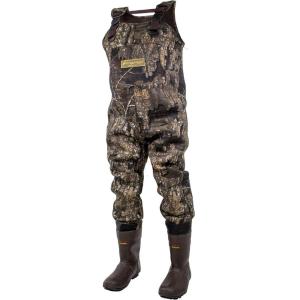 FROGG TOGGS Amphib Neoprene Bootfoot Waterproof Fishing Camo Chest Wader for Fishing(Realtree Timber)