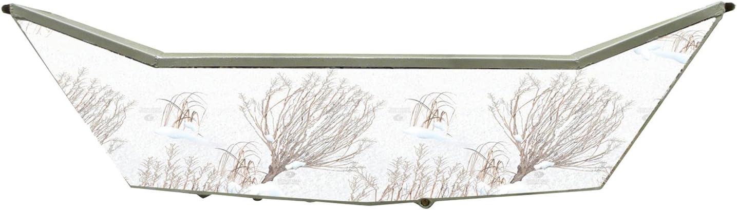 image:imageMossy Oak Graphics Blaze Camo Transom Boat Wrap Kit Easy to Install Vinyl Wrap with Matte Finish 18 x 60 KitWinter Brush