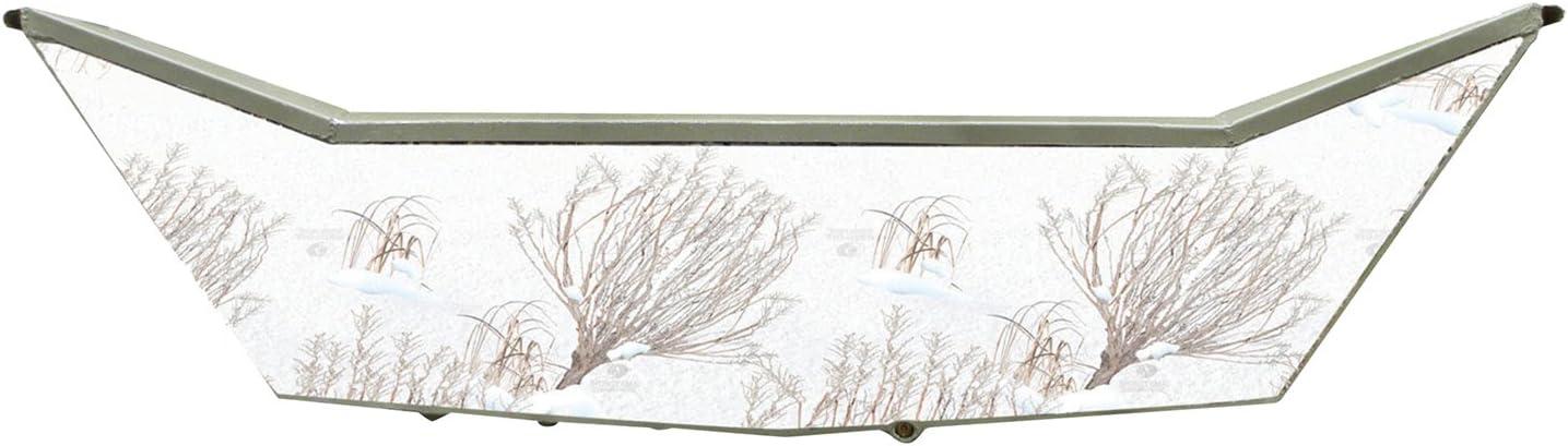 image:imageMossy Oak Graphics Blaze Camo Transom Boat Wrap Kit Easy to Install Vinyl Wrap with Matte Finish 18 x 60 KitWinter Brush