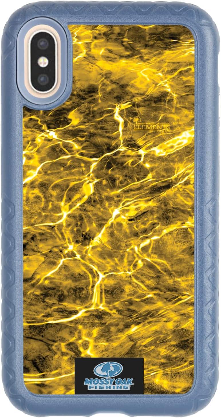 image:imagecellhelmet Mossy Oak Agua Seafoam DualLayer Case in Slate Blue Designed for iPhone XR Shock amp Drop Proof Durable As Seen on Shark TankAgua Yellowfin Slate Blue