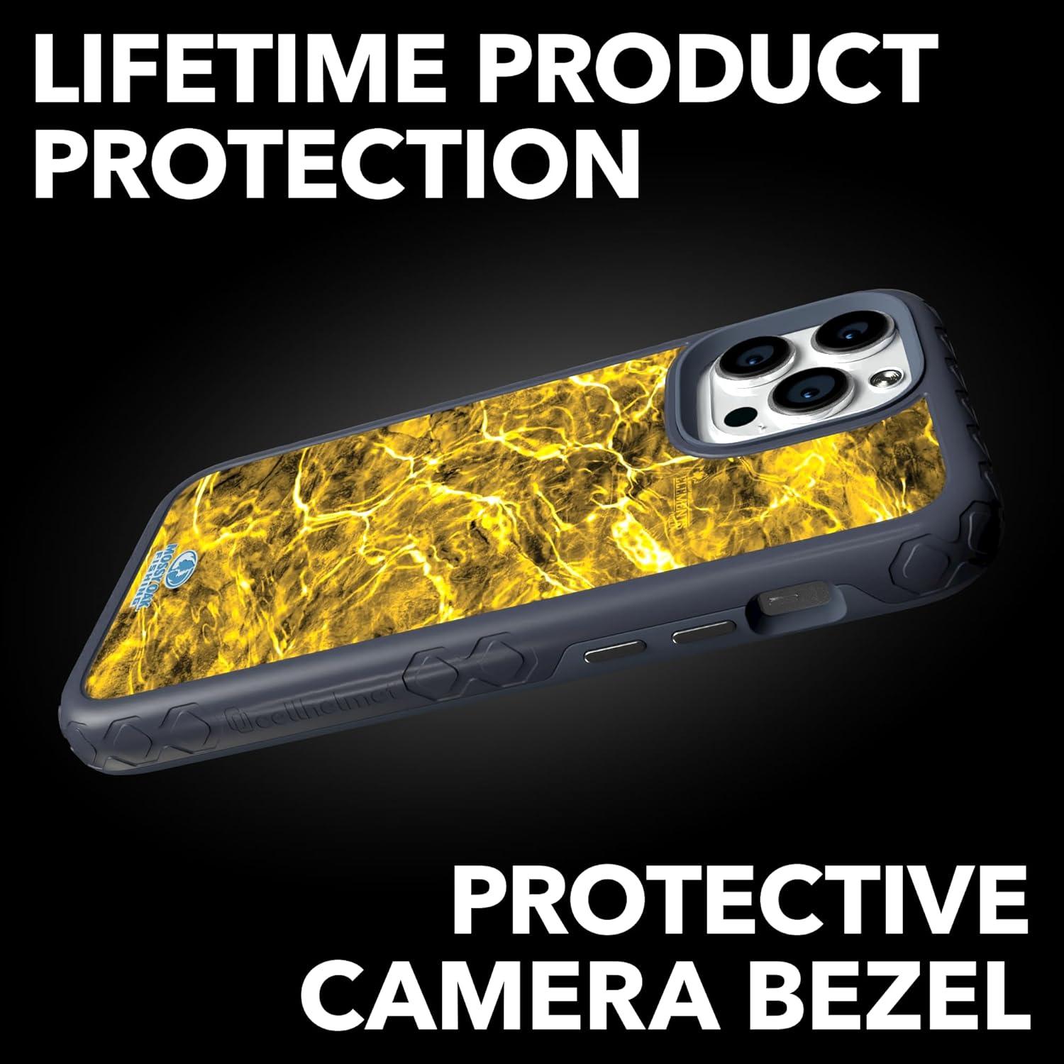 image:imagecellhelmet Mossy Oak Agua Seafoam DualLayer Case in Slate Blue Designed for iPhone XR Shock amp Drop Proof Durable As Seen on Shark TankAgua Yellowfin Slate Blue