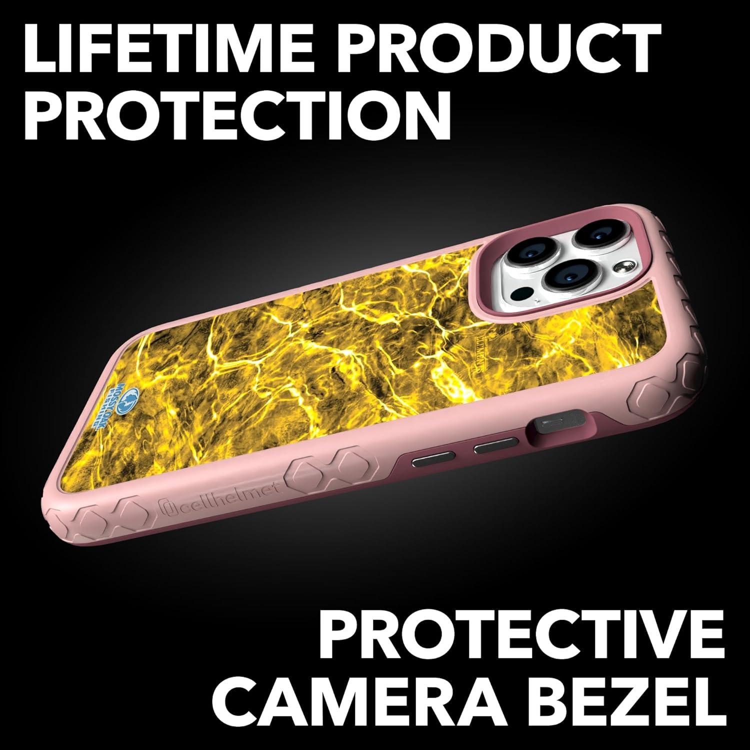 image:imagecellhelmet Mossy Oak Agua Seafoam DualLayer Case in Slate Blue Designed for iPhone XR Shock amp Drop Proof Durable As Seen on Shark TankAgua Yellowfin Pink Magnolia