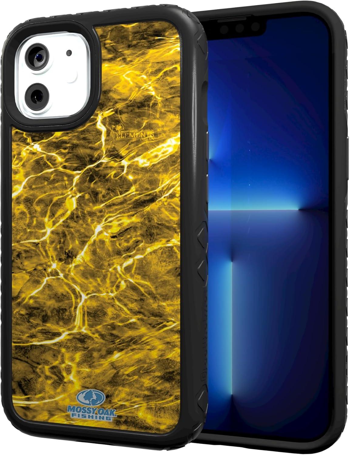 image:imagecellhelmet Mossy Oak Agua Seafoam DualLayer Case in Slate Blue Designed for iPhone XR Shock amp Drop Proof Durable As Seen on Shark TankAgua Yellowfin Onyx Black