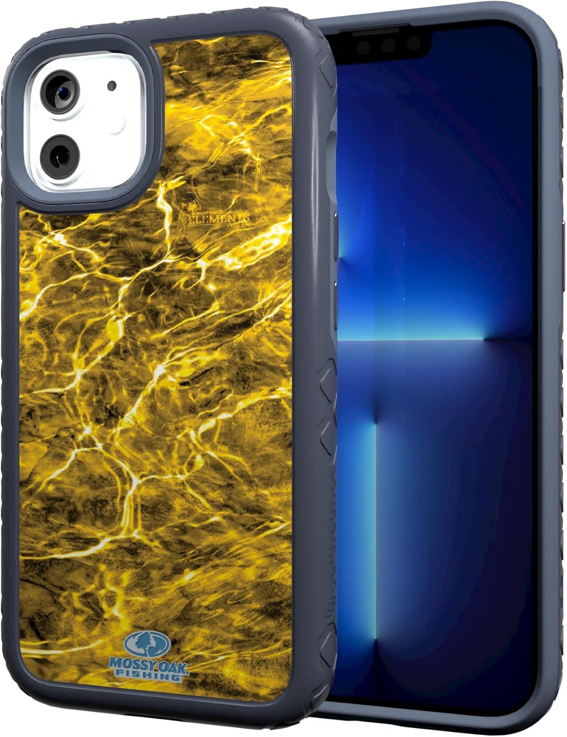 image:imagecellhelmet Mossy Oak Agua Seafoam DualLayer Case in Slate Blue Designed for iPhone XR Shock amp Drop Proof Durable As Seen on Shark TankAgua Yellowfin Slate Blue