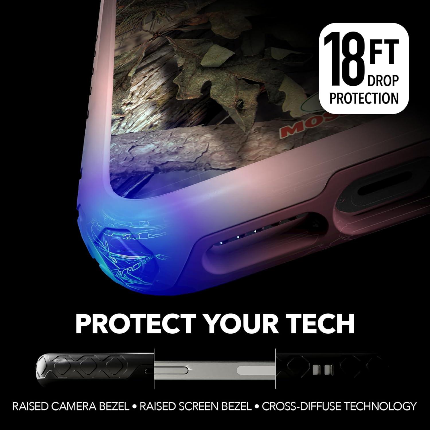 image:imagecellhelmet Mossy Oak Agua Seafoam DualLayer Case in Slate Blue Designed for iPhone XR Shock amp Drop Proof Durable As Seen on Shark TankBreakup Country Pink Magnolia