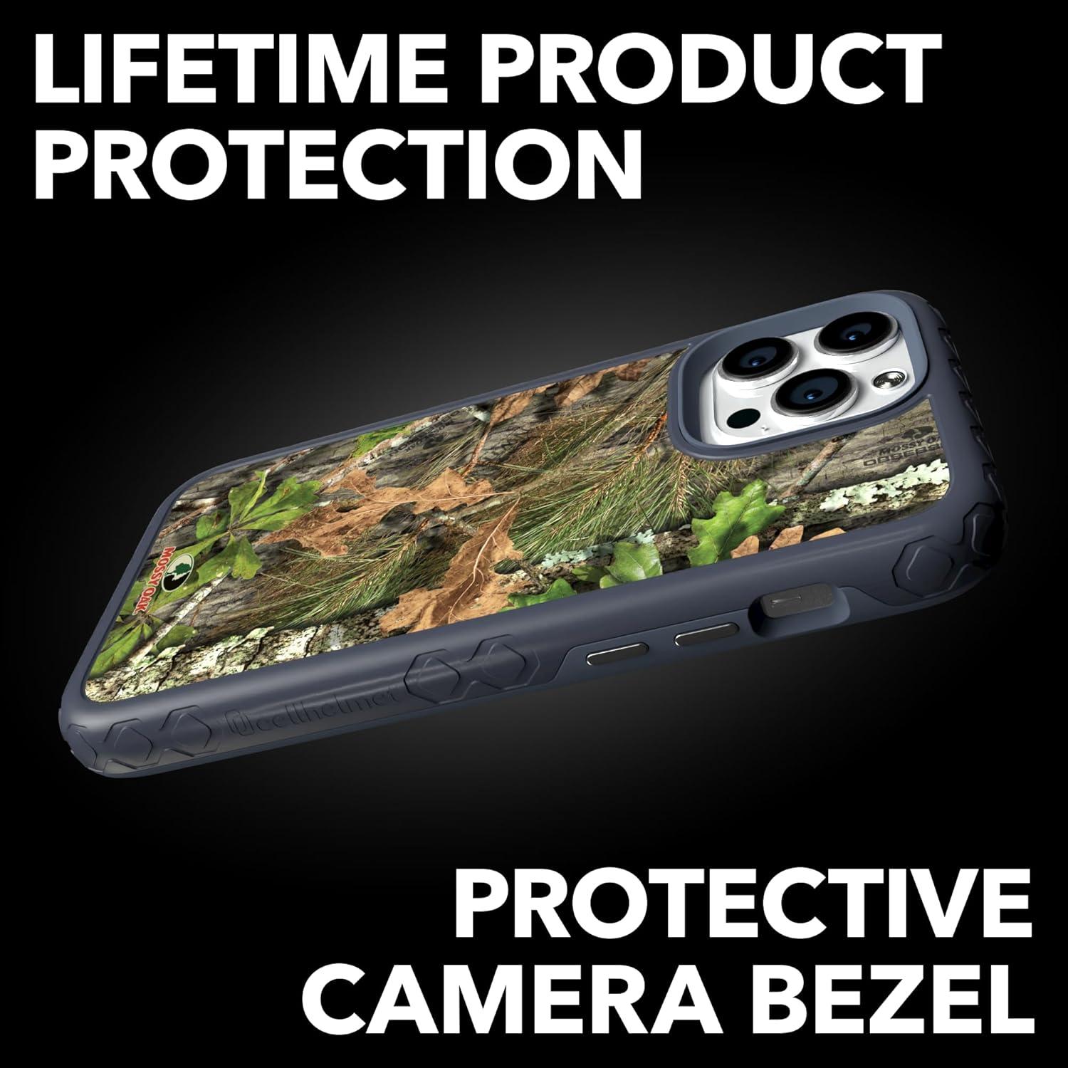 image:imagecellhelmet Mossy Oak Agua Seafoam DualLayer Case in Slate Blue Designed for iPhone XR Shock amp Drop Proof Durable As Seen on Shark TankObsession Slate Blue