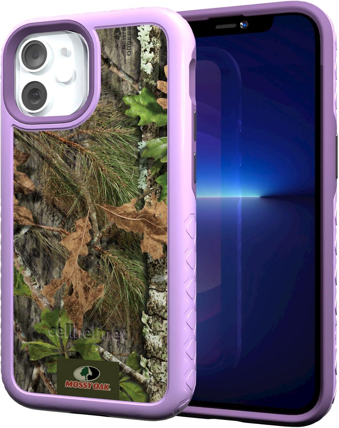 image:imagecellhelmet Mossy Oak Agua Seafoam DualLayer Case in Slate Blue Designed for iPhone XR Shock amp Drop Proof Durable As Seen on Shark TankObsession Lilac Blossom Purple