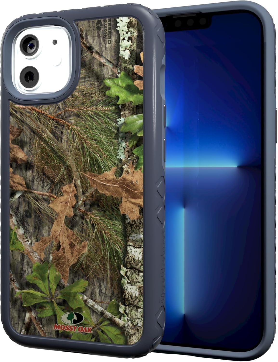 image:imagecellhelmet Mossy Oak Agua Seafoam DualLayer Case in Slate Blue Designed for iPhone XR Shock amp Drop Proof Durable As Seen on Shark TankObsession Slate Blue