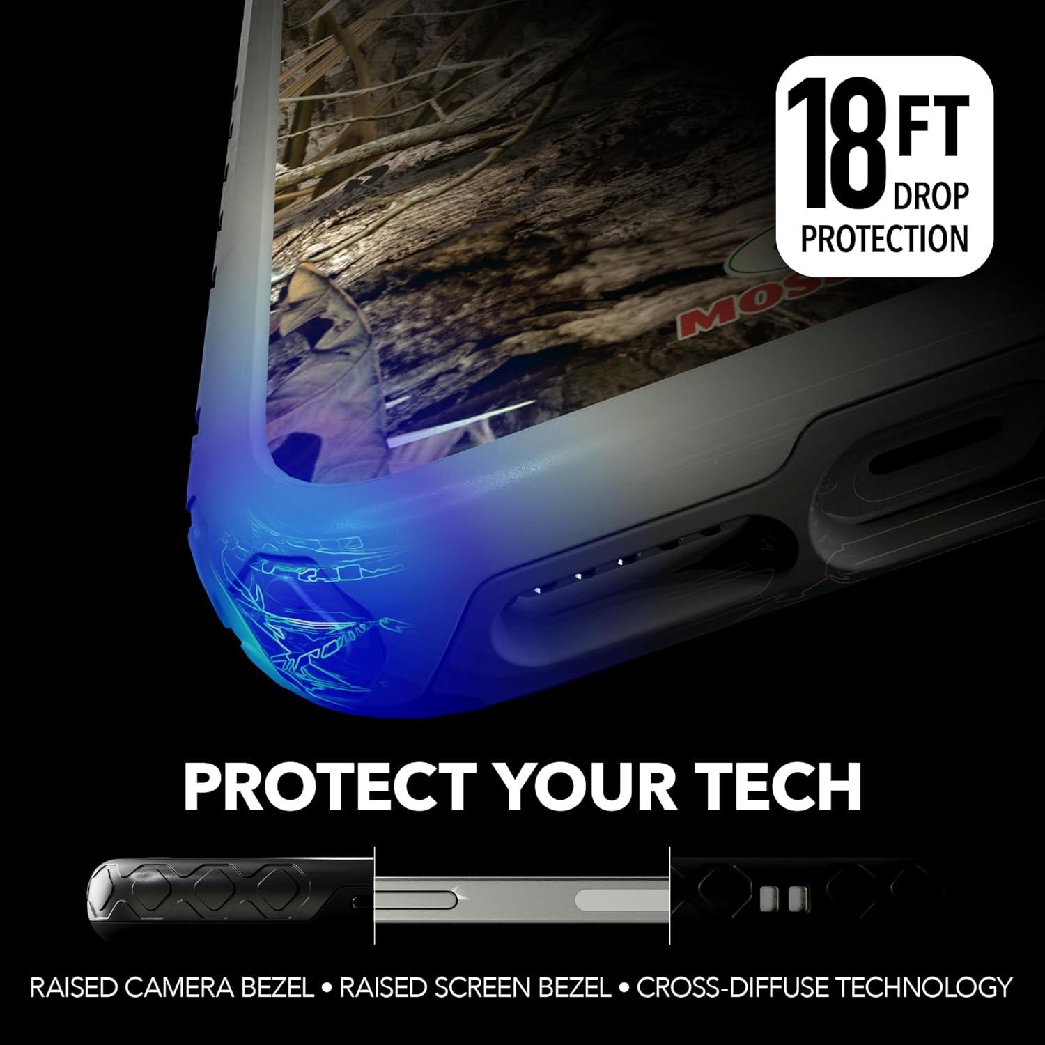 image:imagecellhelmet Mossy Oak Agua Seafoam DualLayer Case in Slate Blue Designed for iPhone XR Shock amp Drop Proof Durable As Seen on Shark TankShadow Grass Gray