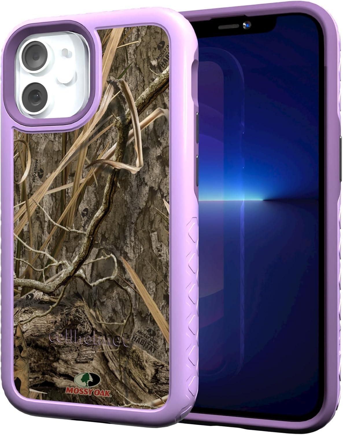image:imagecellhelmet Mossy Oak Agua Seafoam DualLayer Case in Slate Blue Designed for iPhone XR Shock amp Drop Proof Durable As Seen on Shark TankShadow Grass Lilac Blossom Purple