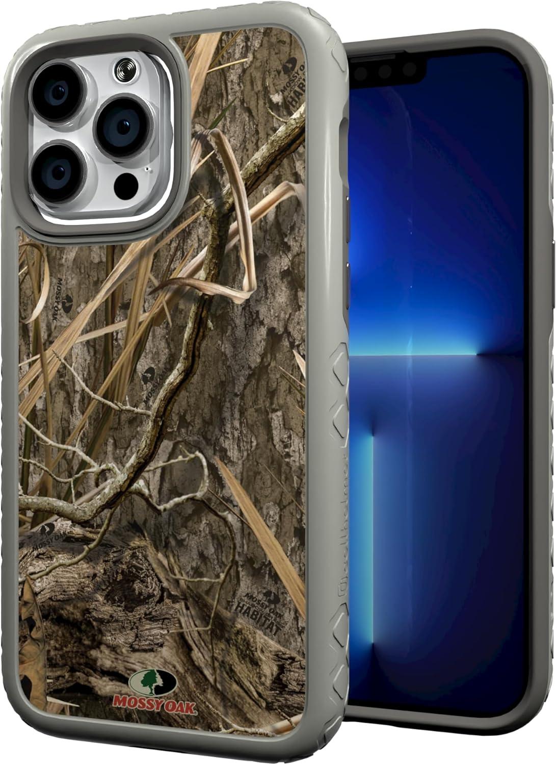 image:imagecellhelmet Mossy Oak Agua Seafoam DualLayer Case in Slate Blue Designed for iPhone XR Shock amp Drop Proof Durable As Seen on Shark TankShadow Grass Gray