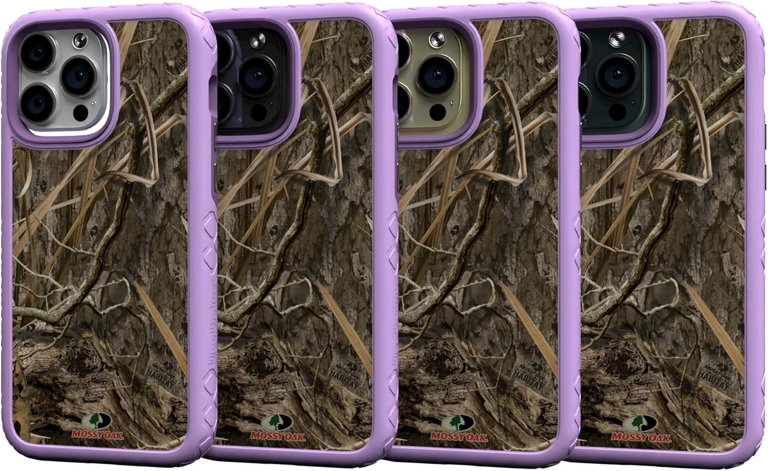 image:imagecellhelmet Mossy Oak Agua Seafoam DualLayer Case in Slate Blue Designed for iPhone XR Shock amp Drop Proof Durable As Seen on Shark TankShadow Grass Lilac Blossom Purple
