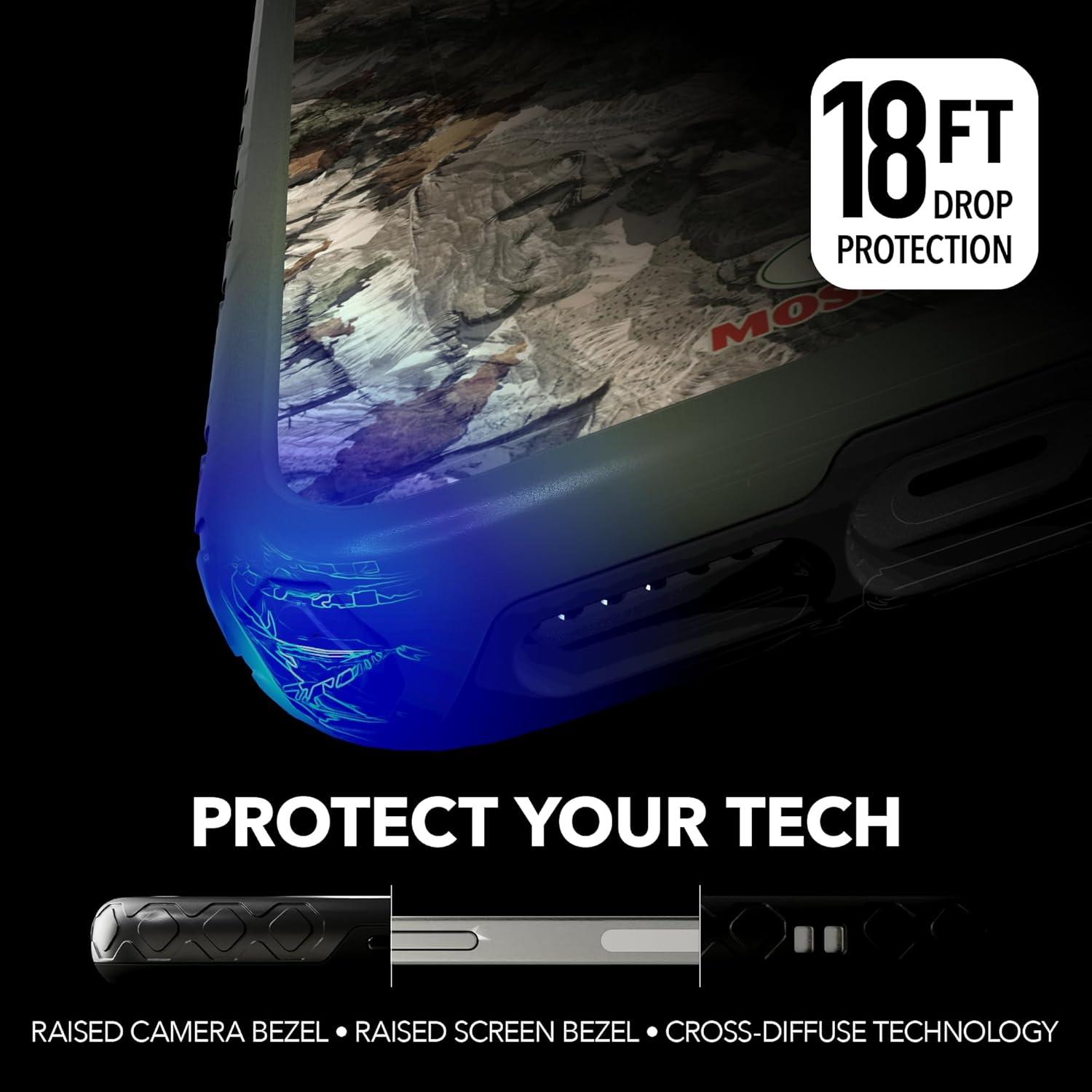 image:imagecellhelmet Mossy Oak Agua Seafoam DualLayer Case in Slate Blue Designed for iPhone XR Shock amp Drop Proof Durable As Seen on Shark TankTerra Gila Olive Drab Green