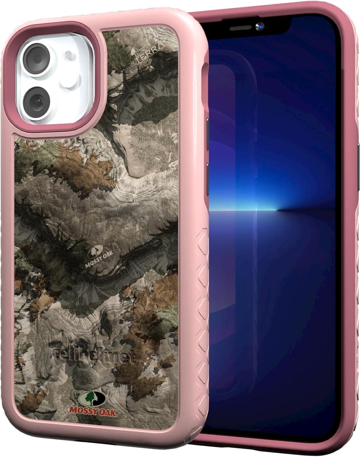 image:imagecellhelmet Mossy Oak Agua Seafoam DualLayer Case in Slate Blue Designed for iPhone XR Shock amp Drop Proof Durable As Seen on Shark TankTerra Gila Pink Magnolia