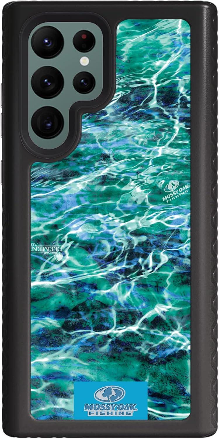 image:imagecellhelmet Mossy Oak Country DNA DualLayer Case in Deep Sea Blue Designed for Galaxy S23 Ultra Shock amp Drop Proof Durable As Seen on Shark TankAgua Seafoam Onyx Black