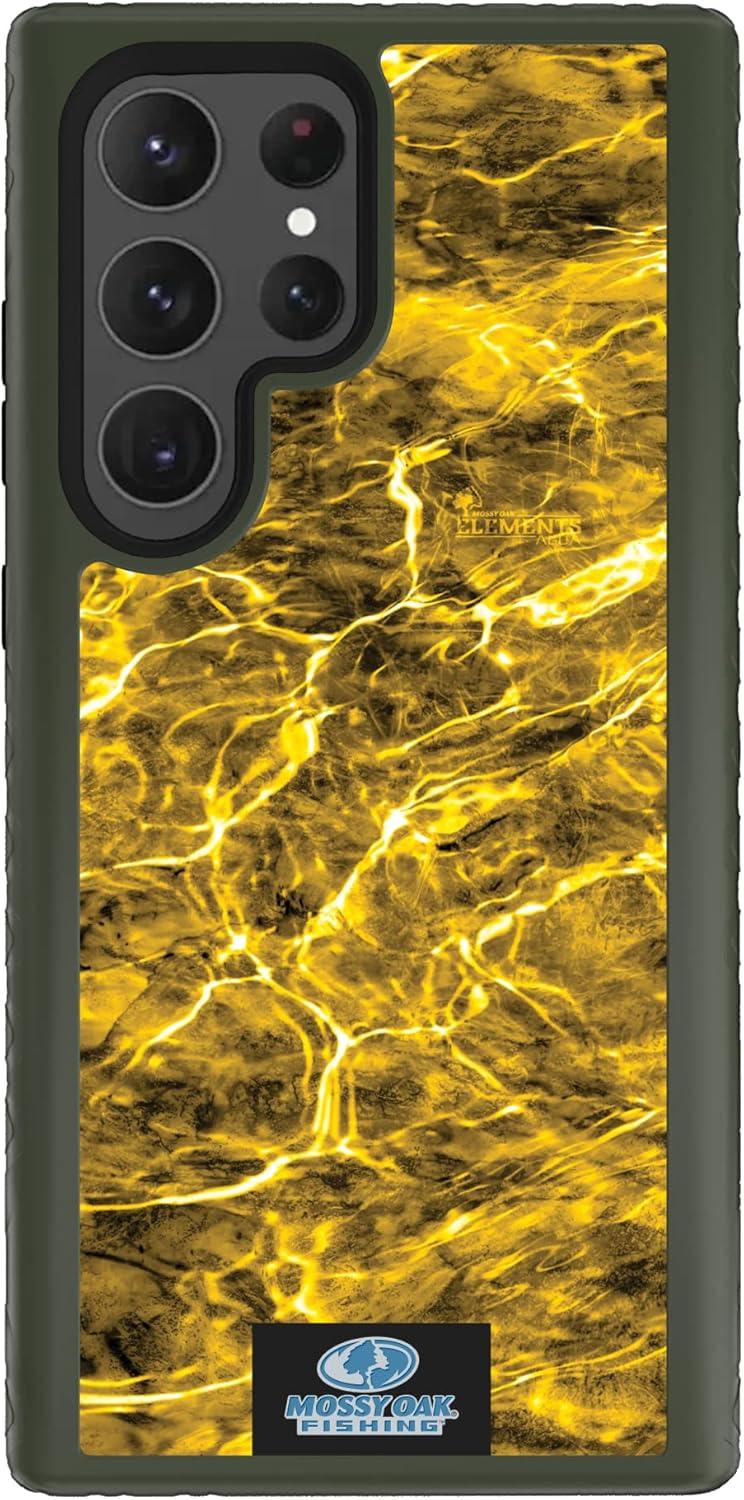 image:imagecellhelmet Mossy Oak Country DNA DualLayer Case in Deep Sea Blue Designed for Galaxy S23 Ultra Shock amp Drop Proof Durable As Seen on Shark TankAgua Yellowfin Olive Drab Green
