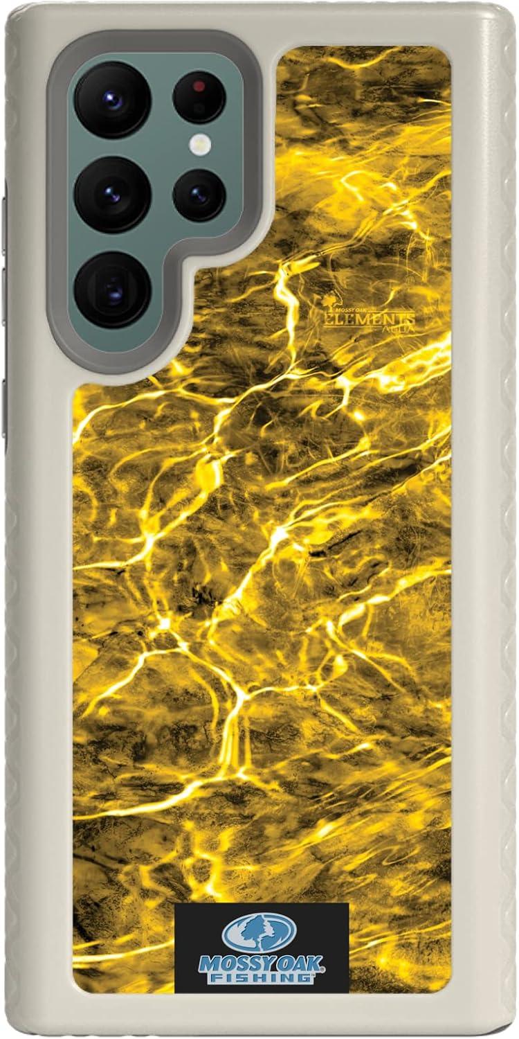 image:imagecellhelmet Mossy Oak Country DNA DualLayer Case in Deep Sea Blue Designed for Galaxy S23 Ultra Shock amp Drop Proof Durable As Seen on Shark TankAgua Yellowfin Gray