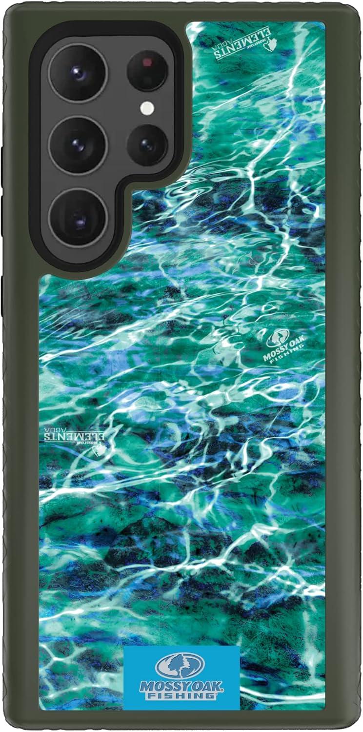 image:imagecellhelmet Mossy Oak Country DNA DualLayer Case in Deep Sea Blue Designed for Galaxy S23 Ultra Shock amp Drop Proof Durable As Seen on Shark TankAgua Seafoam Olive Drab Green