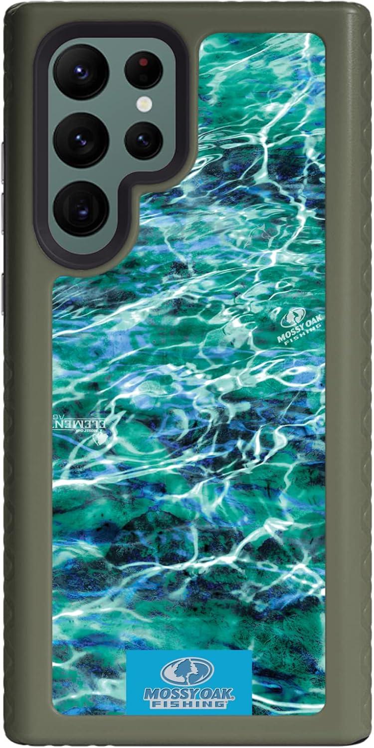 image:imagecellhelmet Mossy Oak Country DNA DualLayer Case in Deep Sea Blue Designed for Galaxy S23 Ultra Shock amp Drop Proof Durable As Seen on Shark TankAgua Seafoam Olive Drab Green