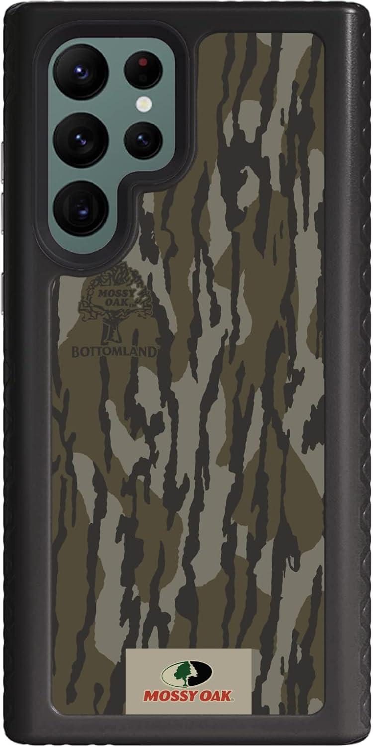 image:imagecellhelmet Mossy Oak Country DNA DualLayer Case in Deep Sea Blue Designed for Galaxy S23 Ultra Shock amp Drop Proof Durable As Seen on Shark TankBottomland Orig Onyx Black