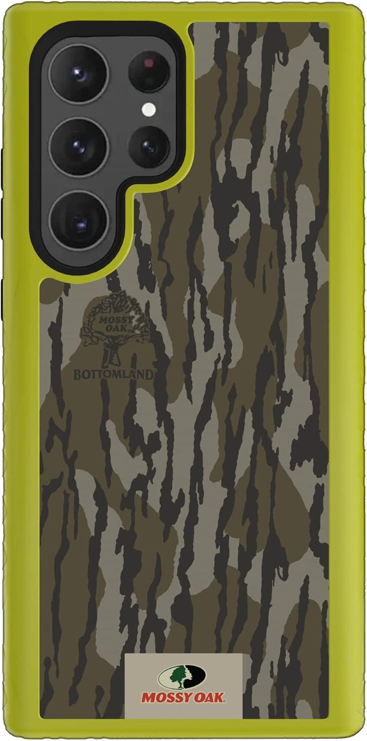 image:imagecellhelmet Mossy Oak Country DNA DualLayer Case in Deep Sea Blue Designed for Galaxy S23 Ultra Shock amp Drop Proof Durable As Seen on Shark TankBottomland Orig Electric Lime