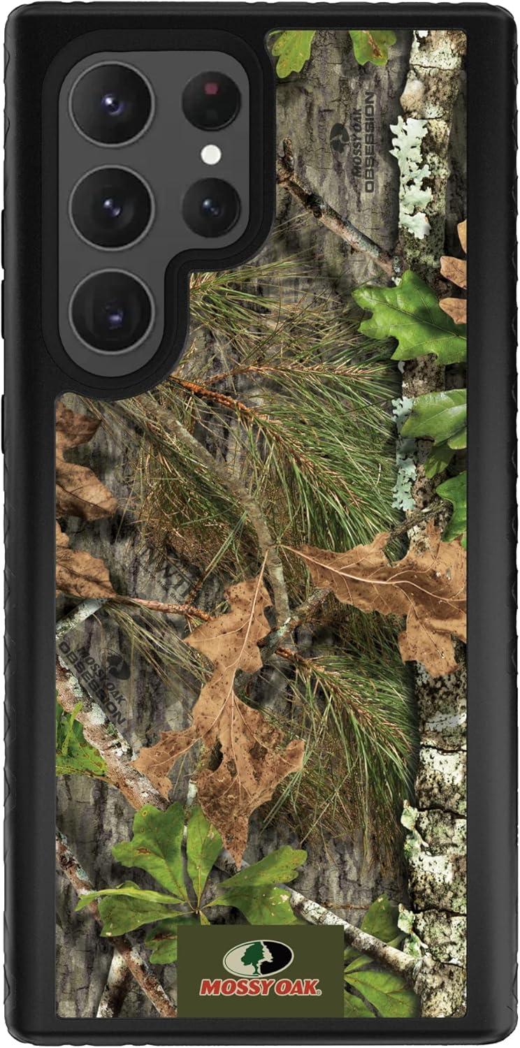 image:imagecellhelmet Mossy Oak Country DNA DualLayer Case in Deep Sea Blue Designed for Galaxy S23 Ultra Shock amp Drop Proof Durable As Seen on Shark TankObsession Onyx Black