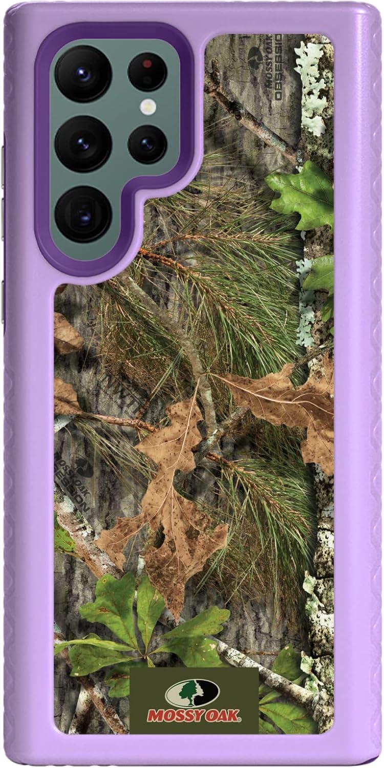 image:imagecellhelmet Mossy Oak Country DNA DualLayer Case in Deep Sea Blue Designed for Galaxy S23 Ultra Shock amp Drop Proof Durable As Seen on Shark TankObsession Lilac Blossom Purple