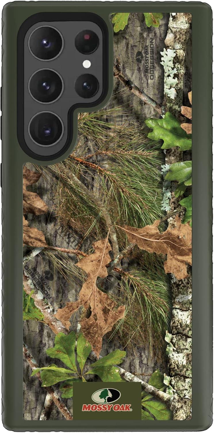 image:imagecellhelmet Mossy Oak Country DNA DualLayer Case in Deep Sea Blue Designed for Galaxy S23 Ultra Shock amp Drop Proof Durable As Seen on Shark TankObsession Olive Drab Green