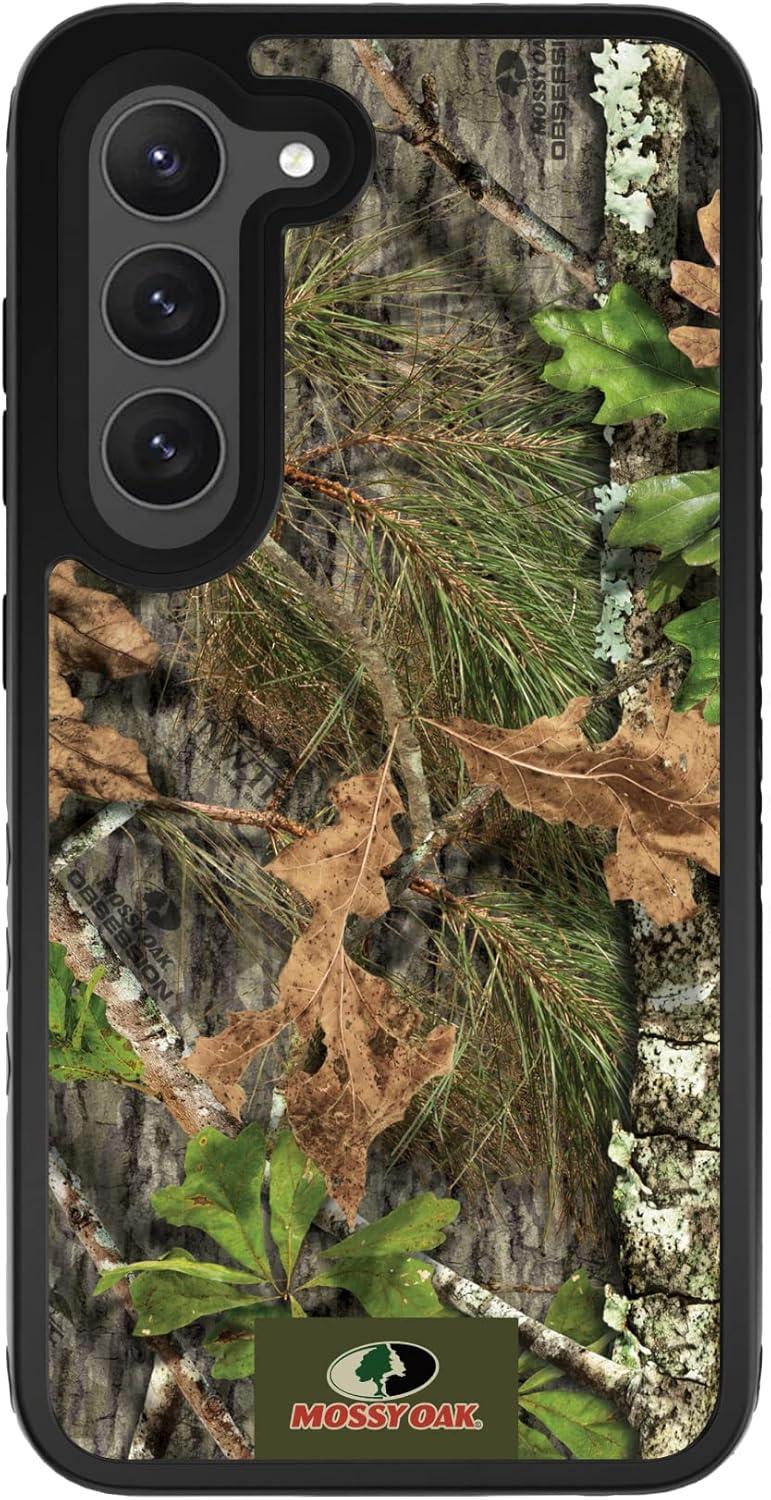 image:imagecellhelmet Mossy Oak Country DNA DualLayer Case in Deep Sea Blue Designed for Galaxy S23 Ultra Shock amp Drop Proof Durable As Seen on Shark TankObsession Onyx Black