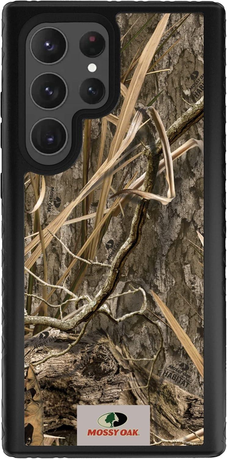 image:imagecellhelmet Mossy Oak Country DNA DualLayer Case in Deep Sea Blue Designed for Galaxy S23 Ultra Shock amp Drop Proof Durable As Seen on Shark TankShadow Grass Onyx Black