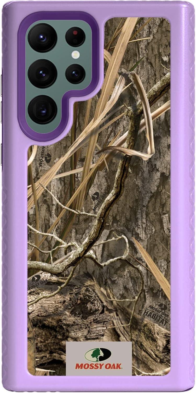 image:imagecellhelmet Mossy Oak Country DNA DualLayer Case in Deep Sea Blue Designed for Galaxy S23 Ultra Shock amp Drop Proof Durable As Seen on Shark TankShadow Grass Lilac Blossom Purple