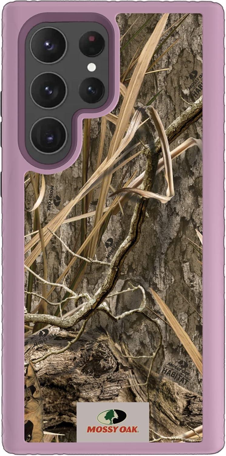 image:imagecellhelmet Mossy Oak Country DNA DualLayer Case in Deep Sea Blue Designed for Galaxy S23 Ultra Shock amp Drop Proof Durable As Seen on Shark TankShadow Grass Lilac Blossom Purple