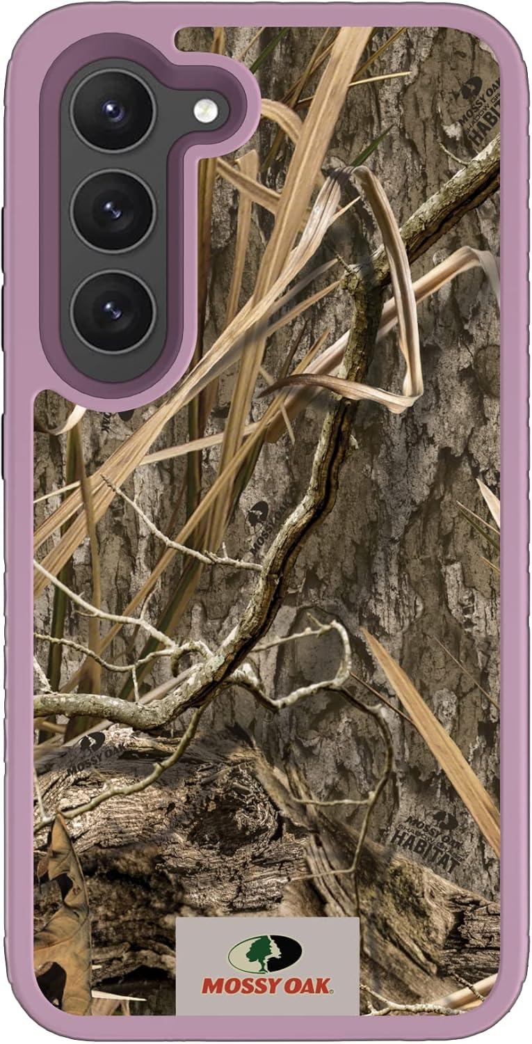 image:imagecellhelmet Mossy Oak Country DNA DualLayer Case in Deep Sea Blue Designed for Galaxy S23 Ultra Shock amp Drop Proof Durable As Seen on Shark TankShadow Grass Lilac Blossom Purple