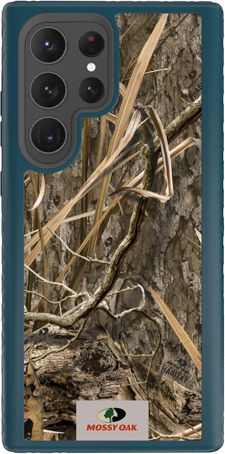 image:imagecellhelmet Mossy Oak Country DNA DualLayer Case in Deep Sea Blue Designed for Galaxy S23 Ultra Shock amp Drop Proof Durable As Seen on Shark TankShadow Grass Deep Sea Blue