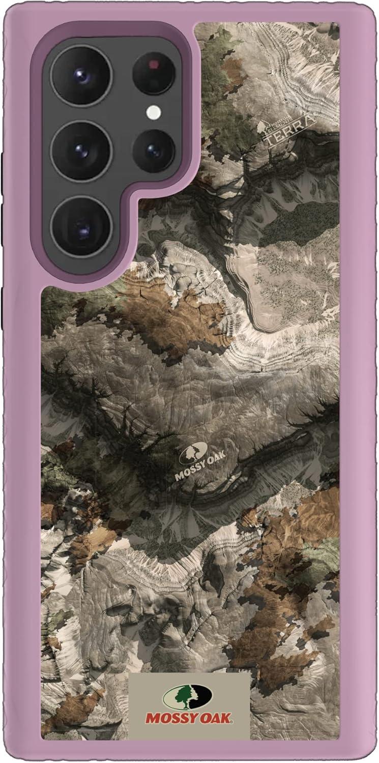 image:imagecellhelmet Mossy Oak Country DNA DualLayer Case in Deep Sea Blue Designed for Galaxy S23 Ultra Shock amp Drop Proof Durable As Seen on Shark TankTerra Gila Lilac Blossom Purple