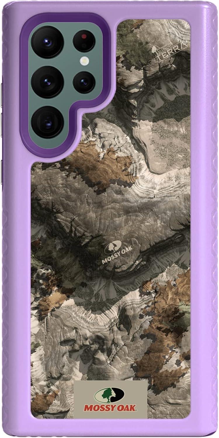 image:imagecellhelmet Mossy Oak Country DNA DualLayer Case in Deep Sea Blue Designed for Galaxy S23 Ultra Shock amp Drop Proof Durable As Seen on Shark TankTerra Gila Lilac Blossom Purple