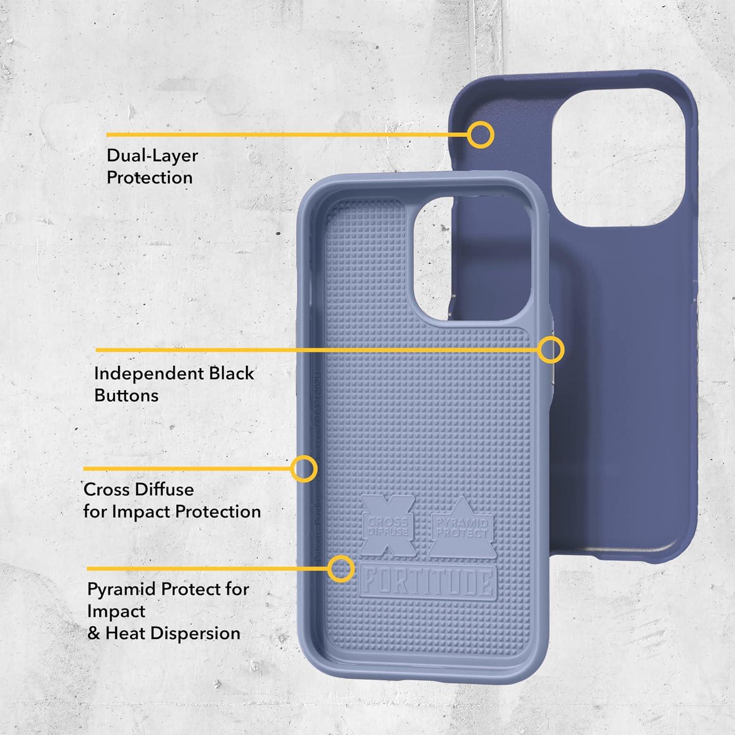 image:imagecellhelmet Mossy Oak Country DNA DualLayer Case in Deep Sea Blue Designed for Galaxy S23 Ultra Shock amp Drop Proof Durable As Seen on Shark TankTerra Gila Slate Blue