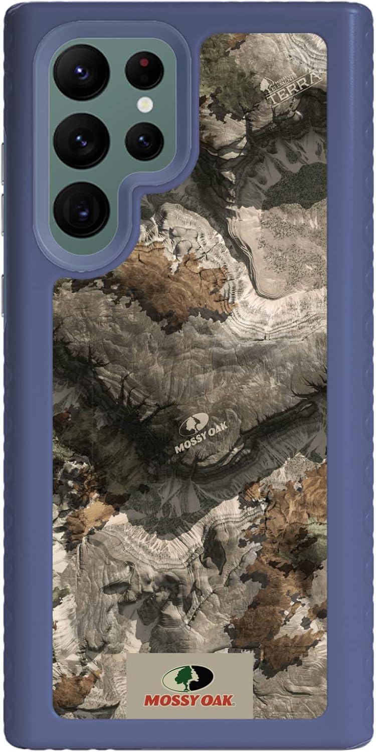 image:imagecellhelmet Mossy Oak Country DNA DualLayer Case in Deep Sea Blue Designed for Galaxy S23 Ultra Shock amp Drop Proof Durable As Seen on Shark TankTerra Gila Slate Blue