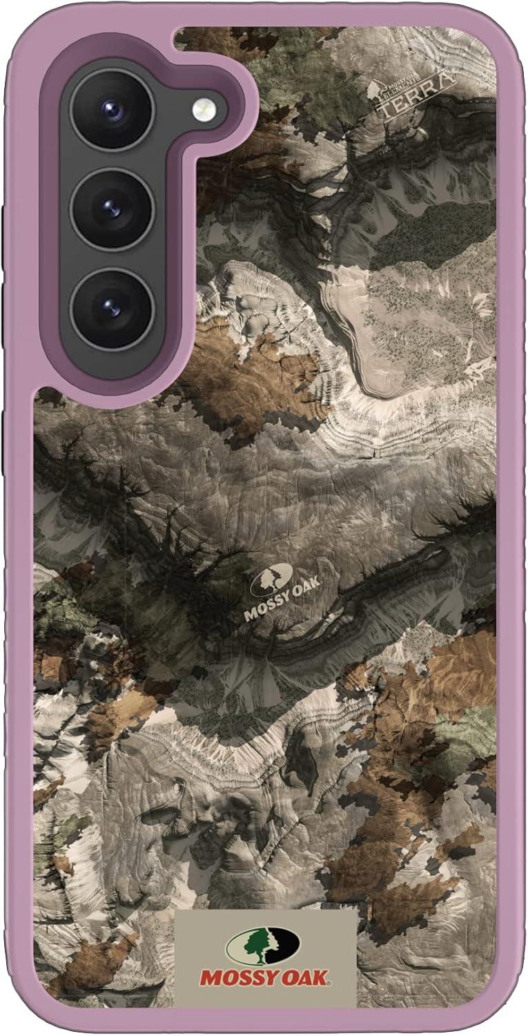 image:imagecellhelmet Mossy Oak Country DNA DualLayer Case in Deep Sea Blue Designed for Galaxy S23 Ultra Shock amp Drop Proof Durable As Seen on Shark TankTerra Gila Lilac Blossom Purple
