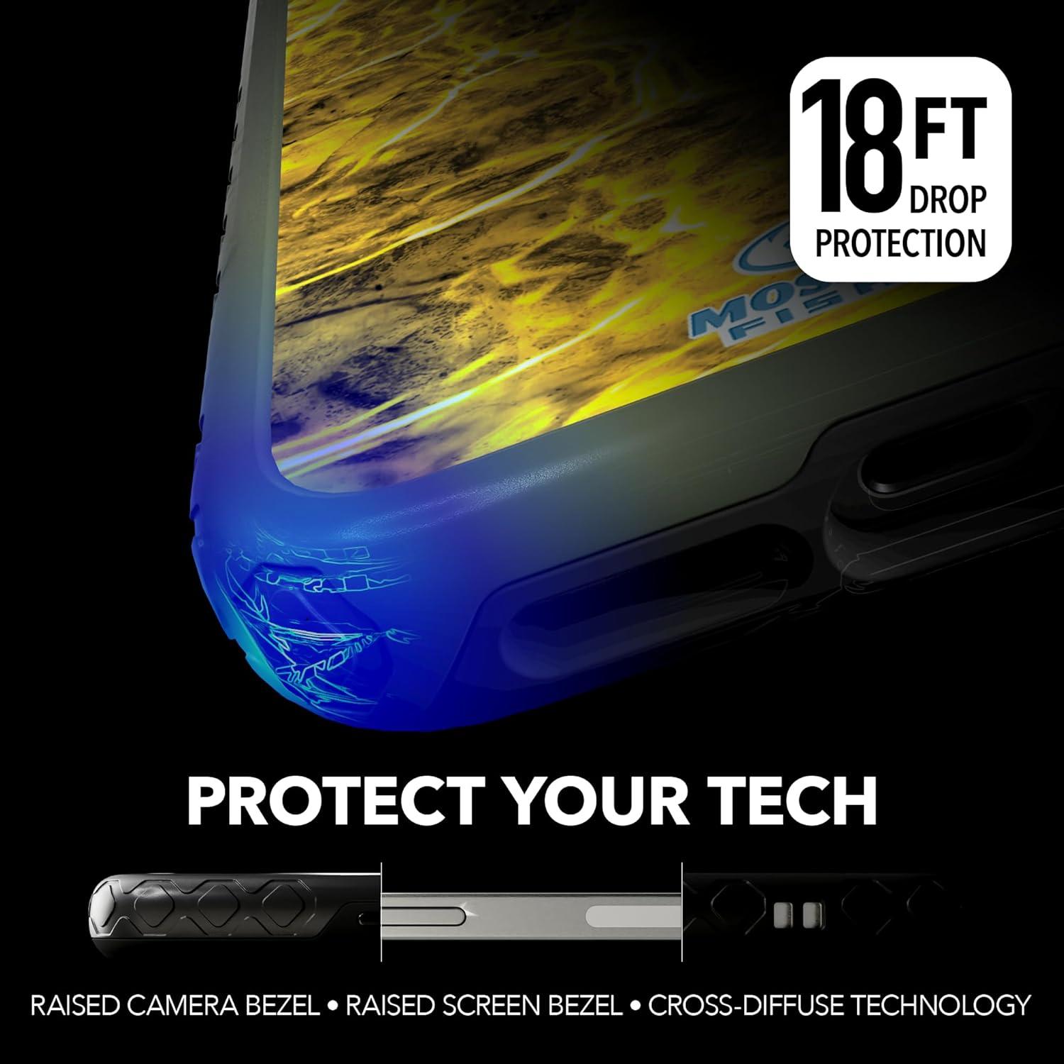 image:imagecellhelmet Mossy Oak Terra Gila DualLayer Case in Gray Designed for iPhone 13 Pro Max Shock amp Drop Proof Durable As Seen on Shark TankAgua Yellowfin Olive Drab Green