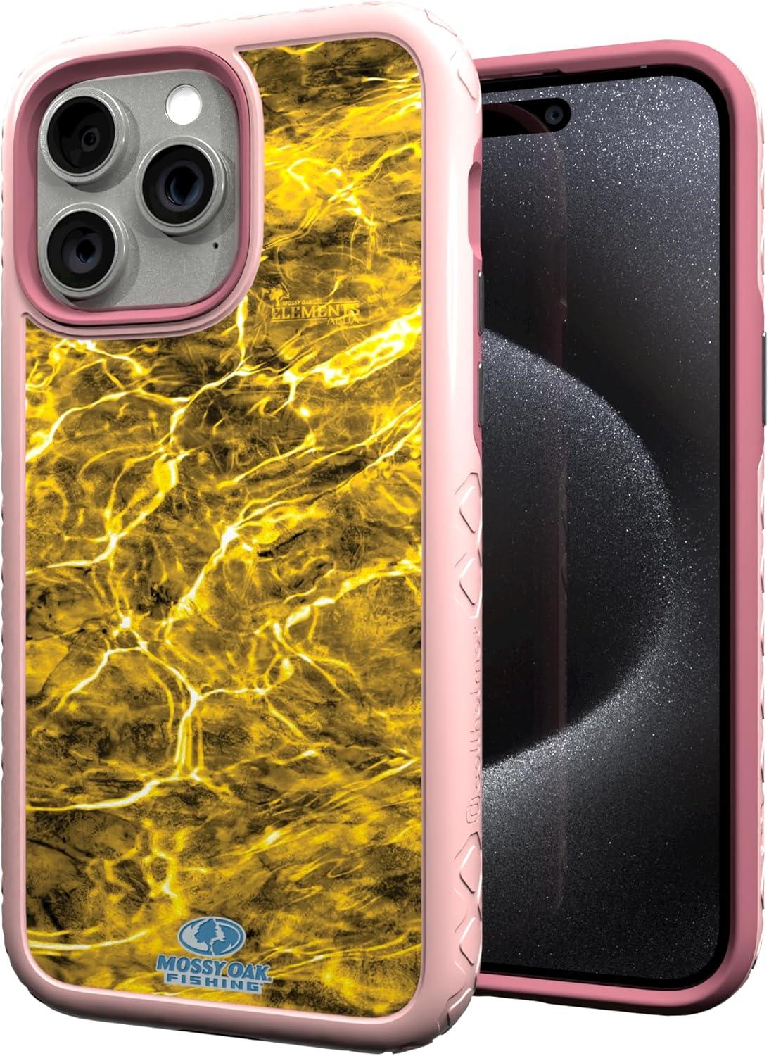 image:imagecellhelmet Mossy Oak Terra Gila DualLayer Case in Gray Designed for iPhone 13 Pro Max Shock amp Drop Proof Durable As Seen on Shark TankAgua Yellowfin Pink Magnolia