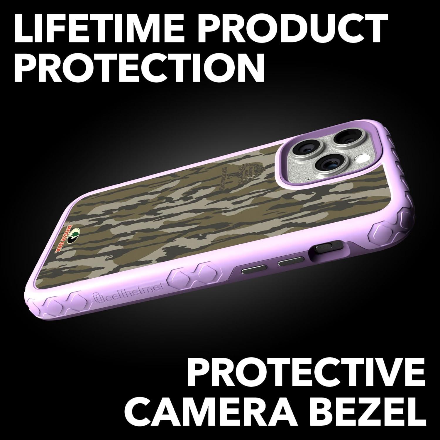 image:imagecellhelmet Mossy Oak Terra Gila DualLayer Case in Gray Designed for iPhone 13 Pro Max Shock amp Drop Proof Durable As Seen on Shark TankBottomland Orig Lilac Blossom Purple