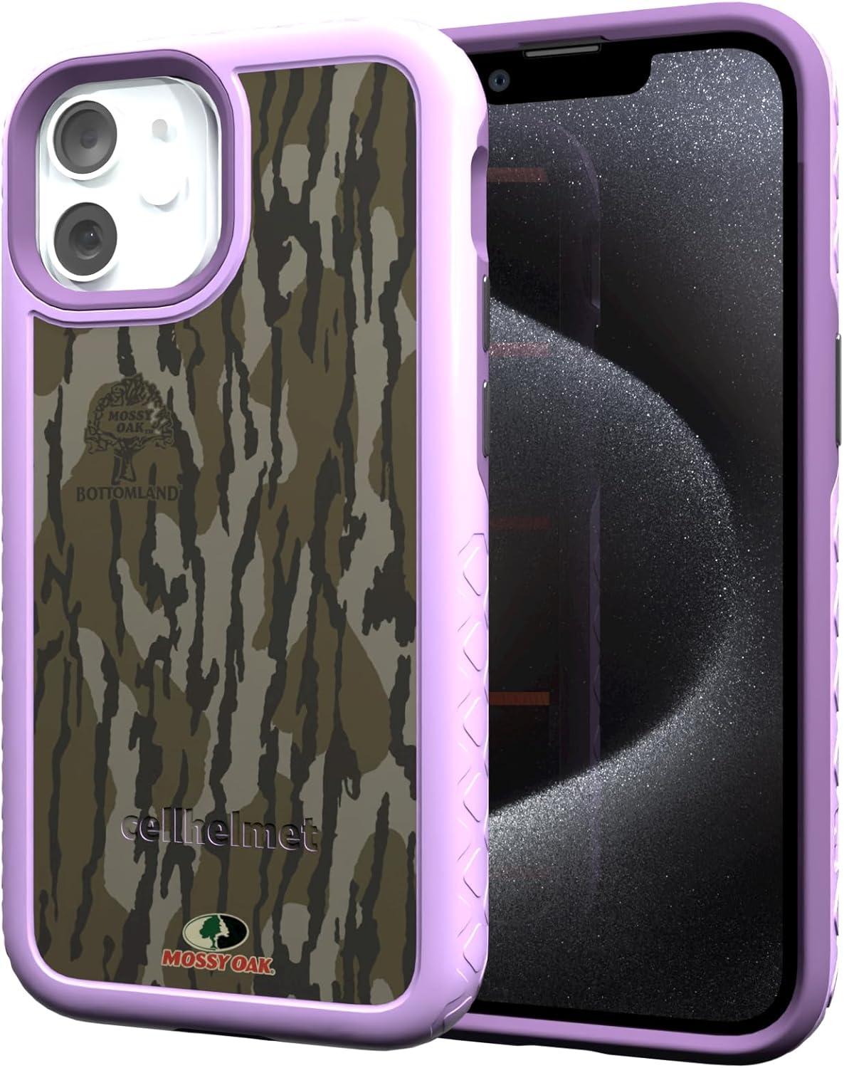 image:imagecellhelmet Mossy Oak Terra Gila DualLayer Case in Gray Designed for iPhone 13 Pro Max Shock amp Drop Proof Durable As Seen on Shark TankBottomland Orig Lilac Blossom Purple
