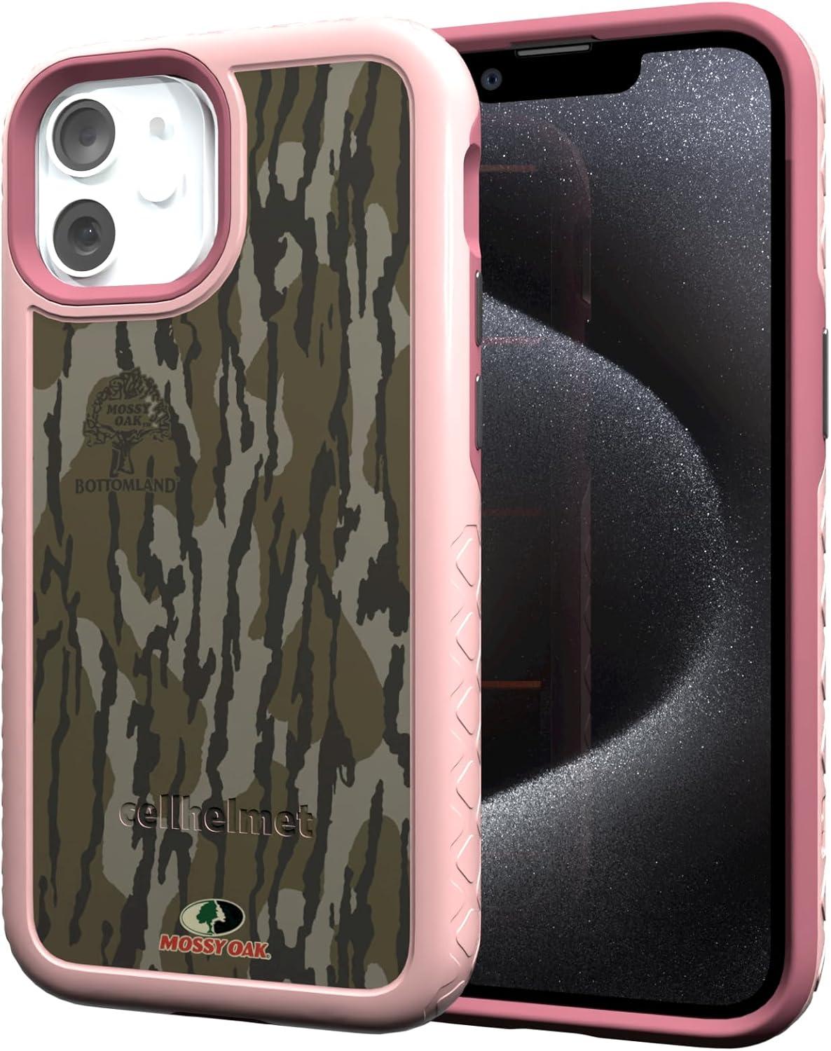 image:imagecellhelmet Mossy Oak Terra Gila DualLayer Case in Gray Designed for iPhone 13 Pro Max Shock amp Drop Proof Durable As Seen on Shark TankBottomland Orig Pink Magnolia