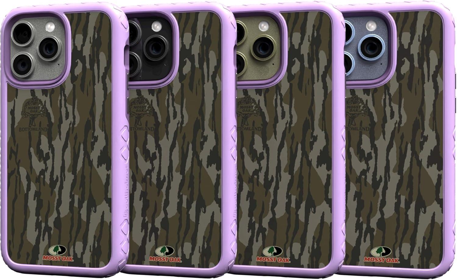 image:imagecellhelmet Mossy Oak Terra Gila DualLayer Case in Gray Designed for iPhone 13 Pro Max Shock amp Drop Proof Durable As Seen on Shark TankBottomland Orig Lilac Blossom Purple