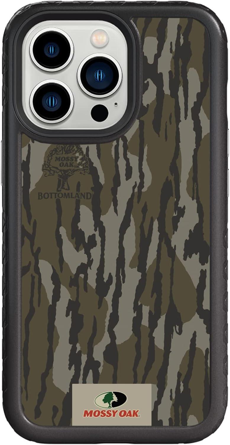 image:imagecellhelmet Mossy Oak Terra Gila DualLayer Case in Gray Designed for iPhone 13 Pro Max Shock amp Drop Proof Durable As Seen on Shark TankBottomland Orig Onyx Black