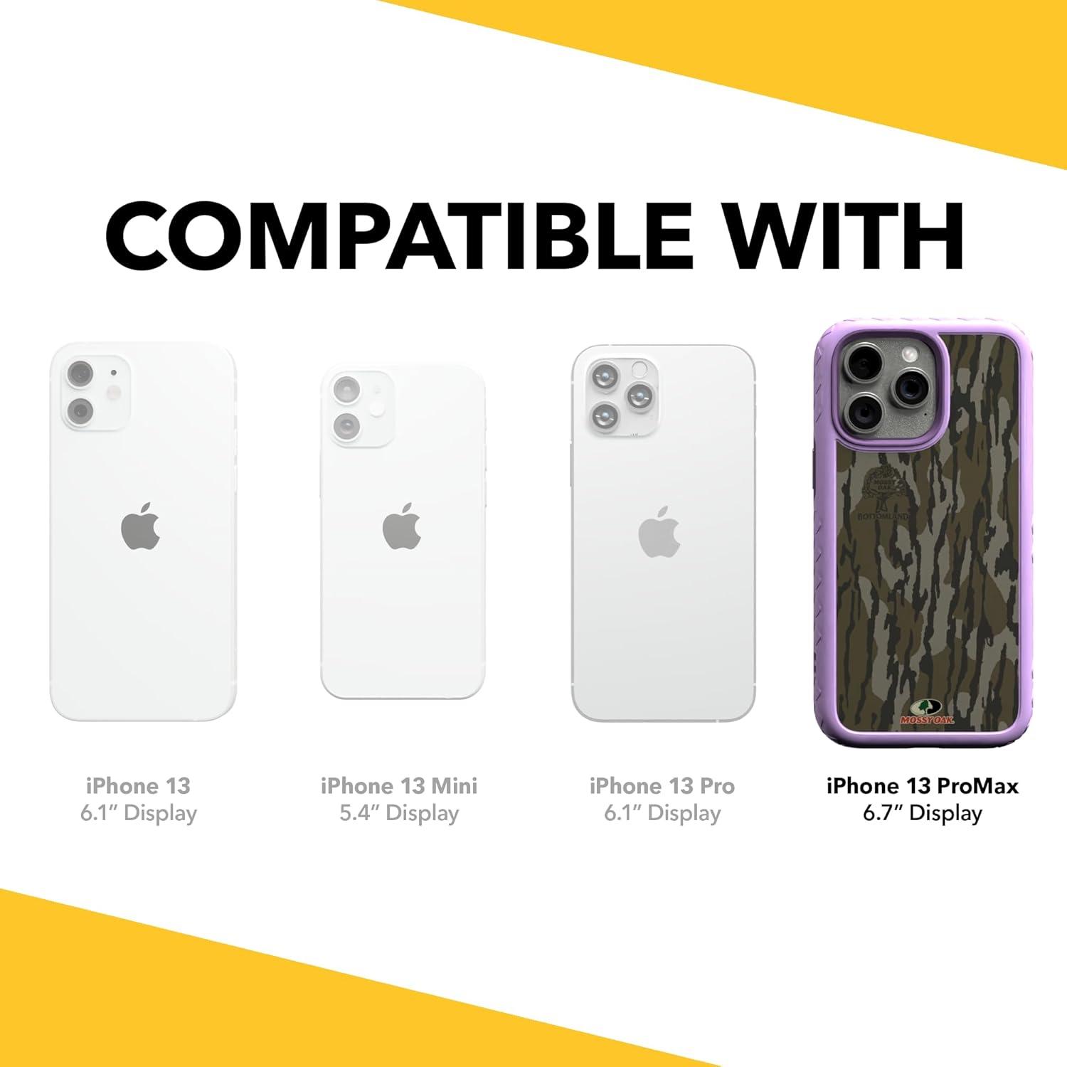 image:imagecellhelmet Mossy Oak Terra Gila DualLayer Case in Gray Designed for iPhone 13 Pro Max Shock amp Drop Proof Durable As Seen on Shark TankBottomland Orig Lilac Blossom Purple