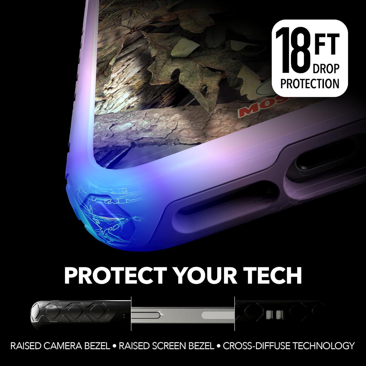 image:imagecellhelmet Mossy Oak Terra Gila DualLayer Case in Gray Designed for iPhone 13 Pro Max Shock amp Drop Proof Durable As Seen on Shark TankBreakup Country Lilac Blossom Purple
