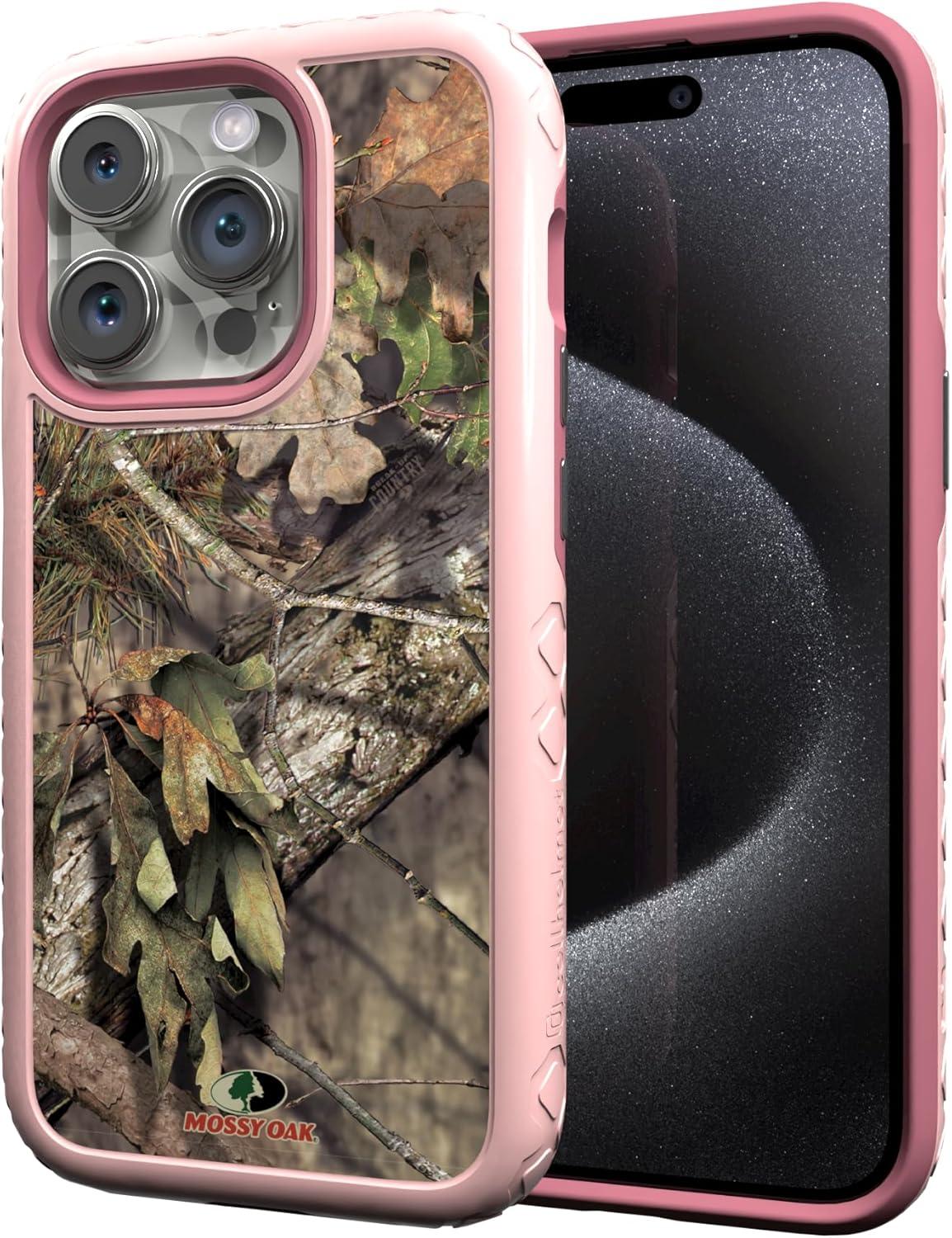 image:imagecellhelmet Mossy Oak Terra Gila DualLayer Case in Gray Designed for iPhone 13 Pro Max Shock amp Drop Proof Durable As Seen on Shark TankBreakup Country Pink Magnolia